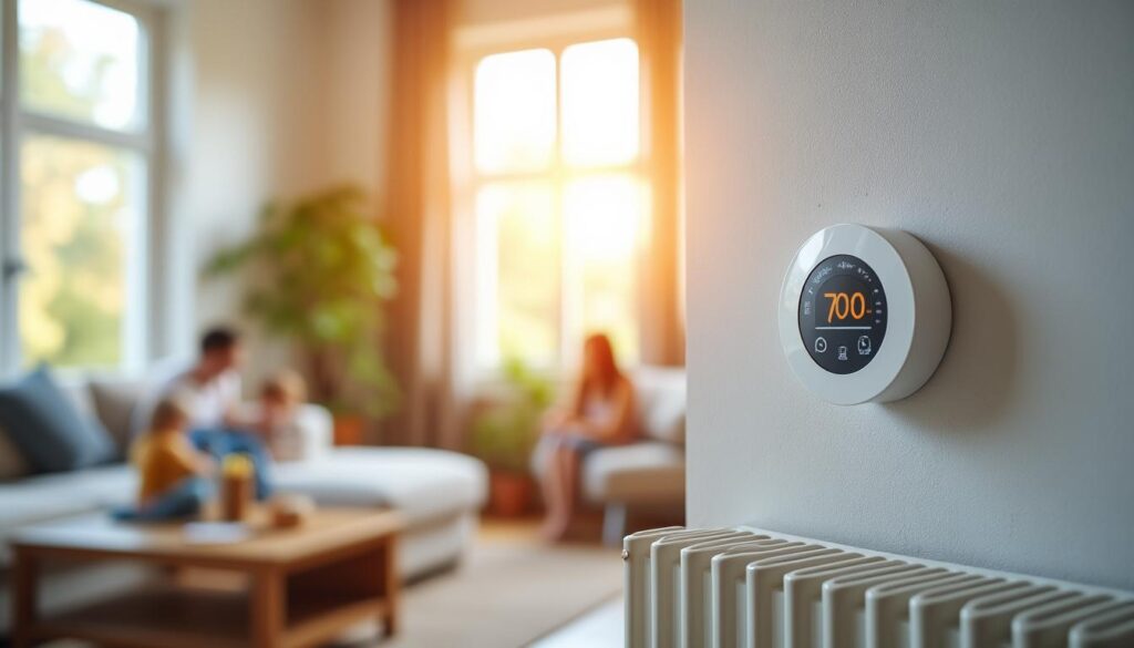 Utiliser un capteur de chauffage pour la régulation de la température dans la maison