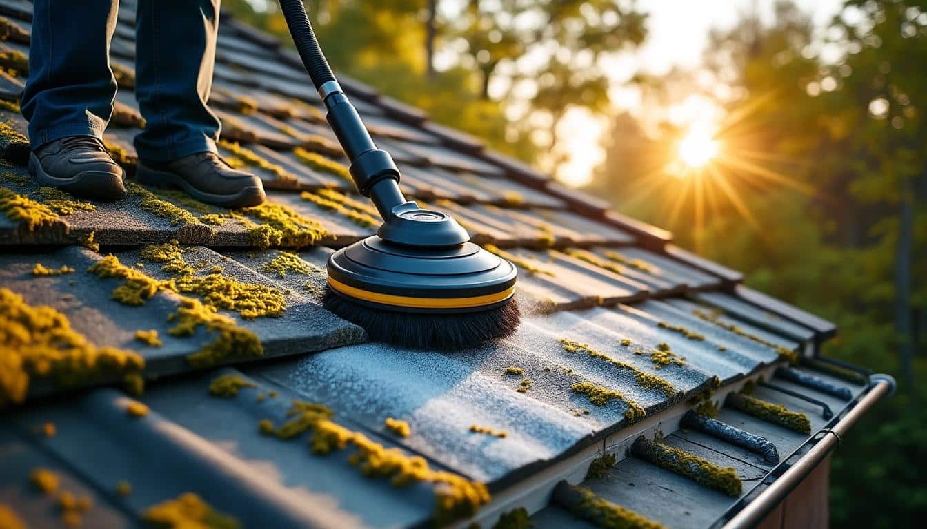 Illustration: Comprendre l’utilité de la javel dans le nettoyage de la toiture