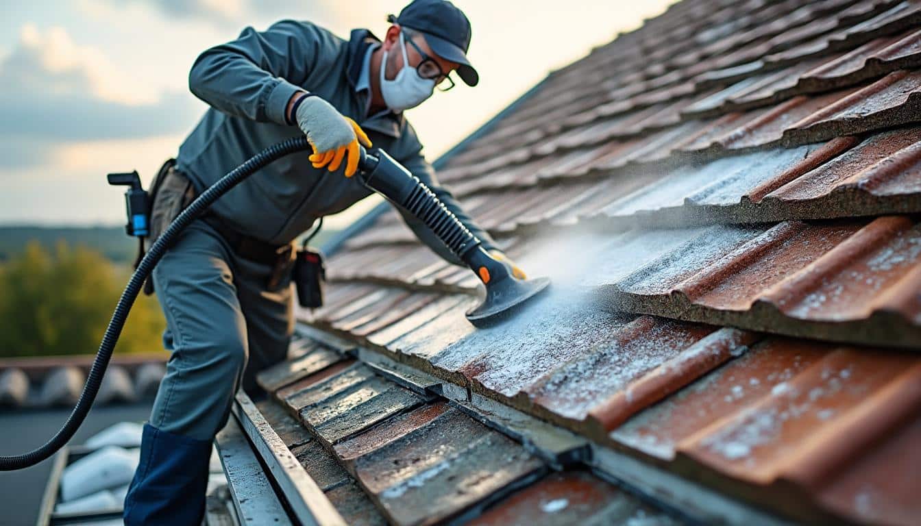 Illustration: Comprendre l’usage de la javel pour le nettoyage de la toiture