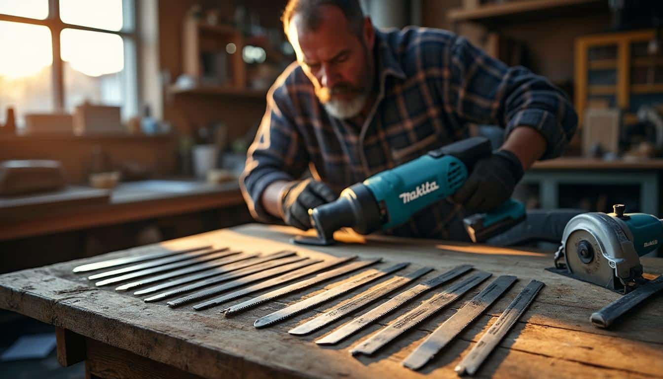 Illustration: Comprendre le rôle des lames pour la scie sabre Makita