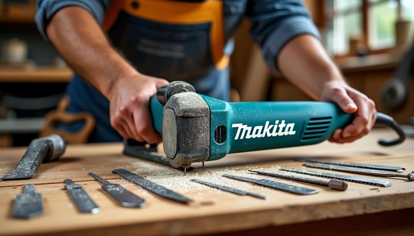 Illustration: Les différents types de lames Makita et leurs usages spécifiques