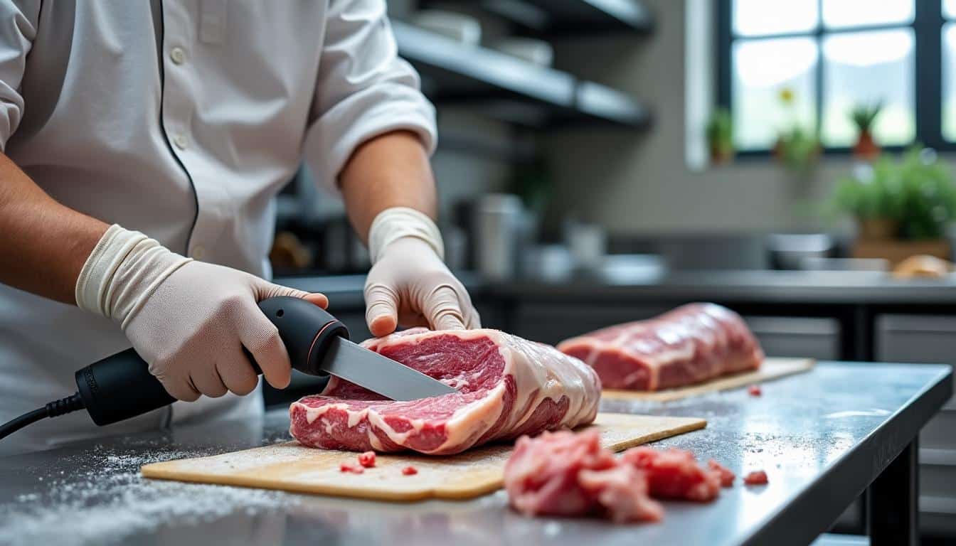 Illustration: Comprendre la scie électrique dédiée à la découpe de viande et d’os