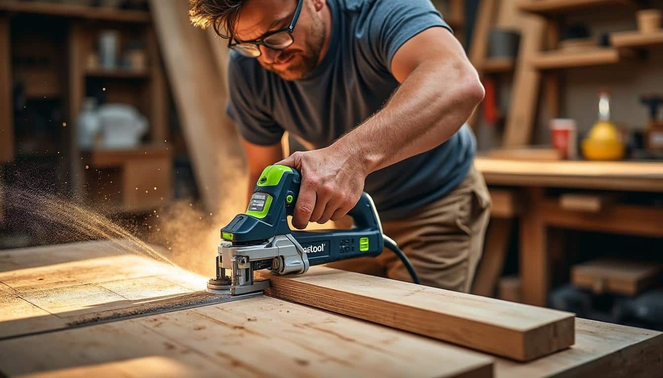 Illustration: Comment la scie plongeante Festool TS55 transforme votre manière de scier avec précision et sécurité