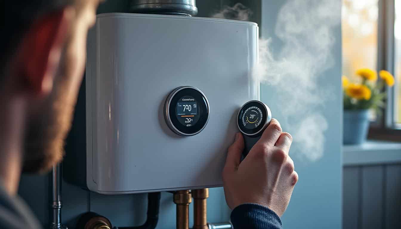 Illustration: Comprendre la température de l’eau dans une chaudière et son rôle essentiel