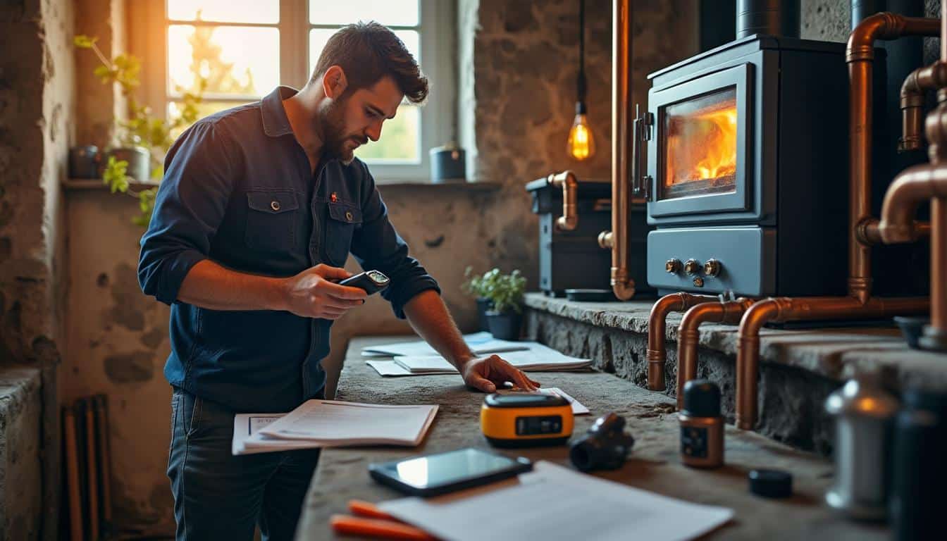 Illustration: Comprendre la température dans une installation de chauffage par chaudière