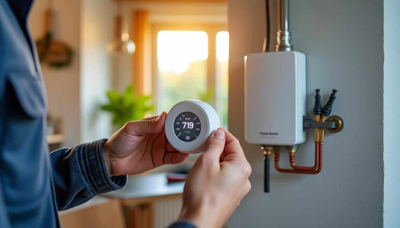 Illustration: Comprendre le rôle essentiel du thermostat filaire avec une chaudière gaz