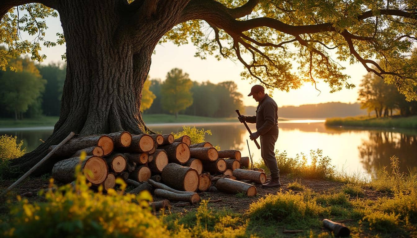 Illustration: Découvrir le saule pleureur en tant que bois de chauffage naturel