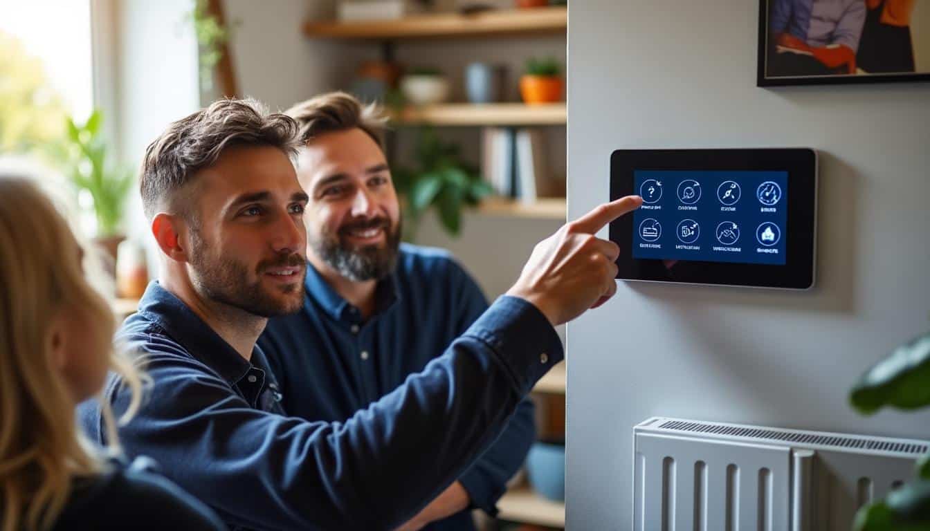 Illustration: Comprendre les icônes essentielles du radiateur électrique Atlantic
