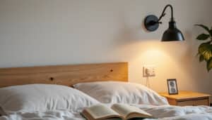 Applique murale de tête de lit avec interrupteur : confort et style
