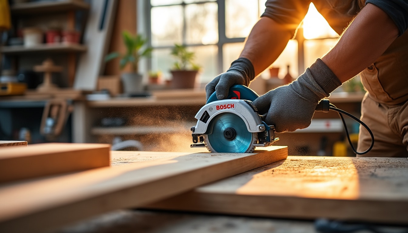 Illustration: Pourquoi choisir la scie circulaire professionnelle Bosch GKS 85 G ?