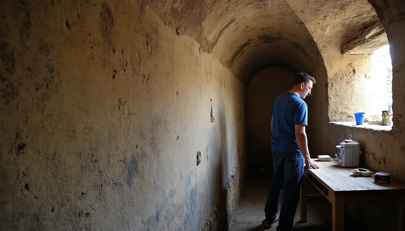Illustration: Comment détecter et comprendre l’humidité dans une cave